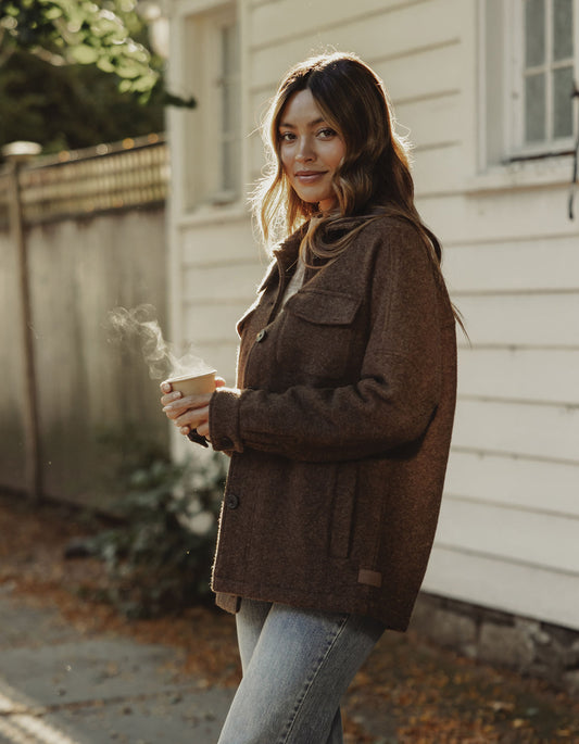 Logan Lodge Jacket in Clay