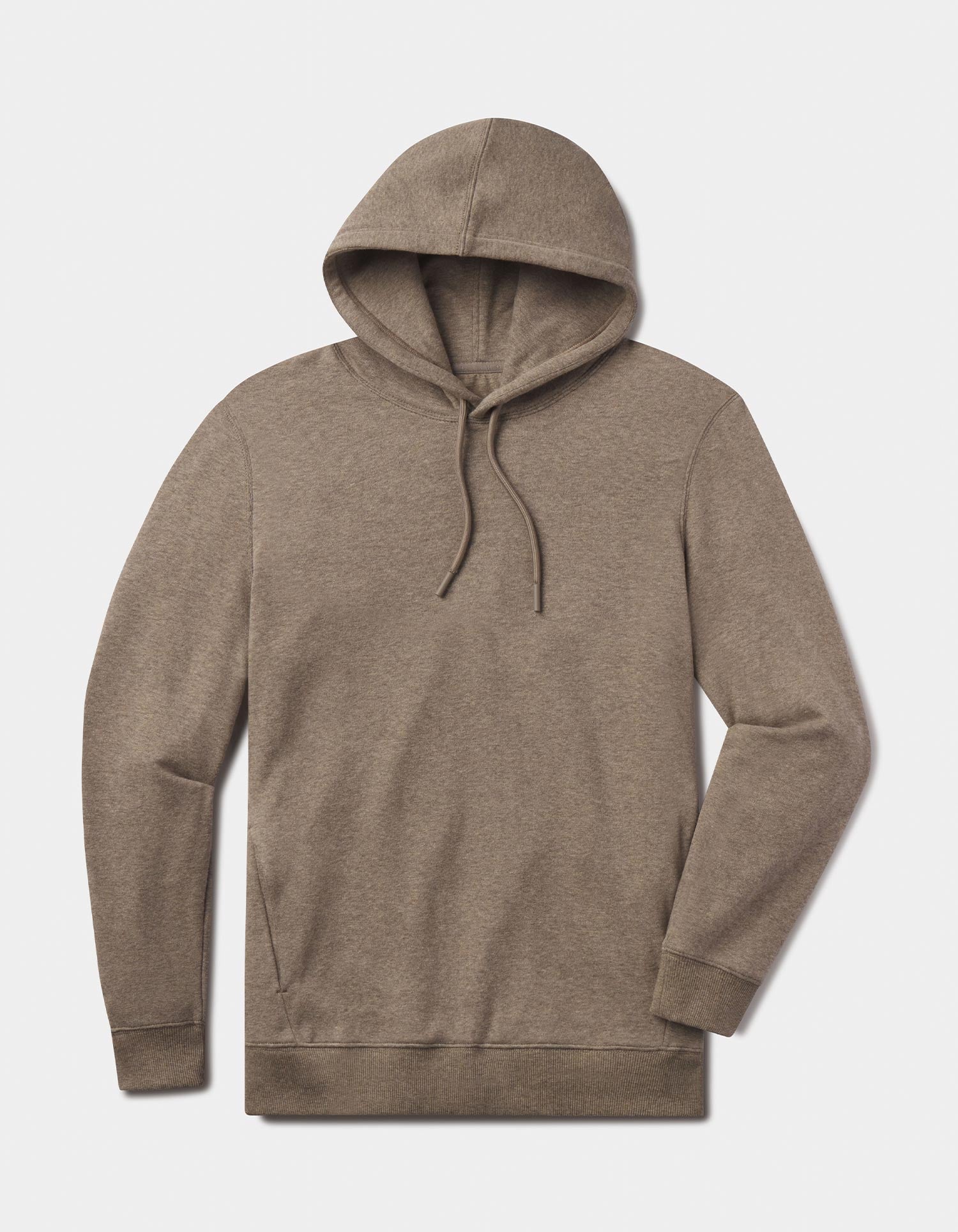 Fleece Puremeso Hoodie Dark Taupe