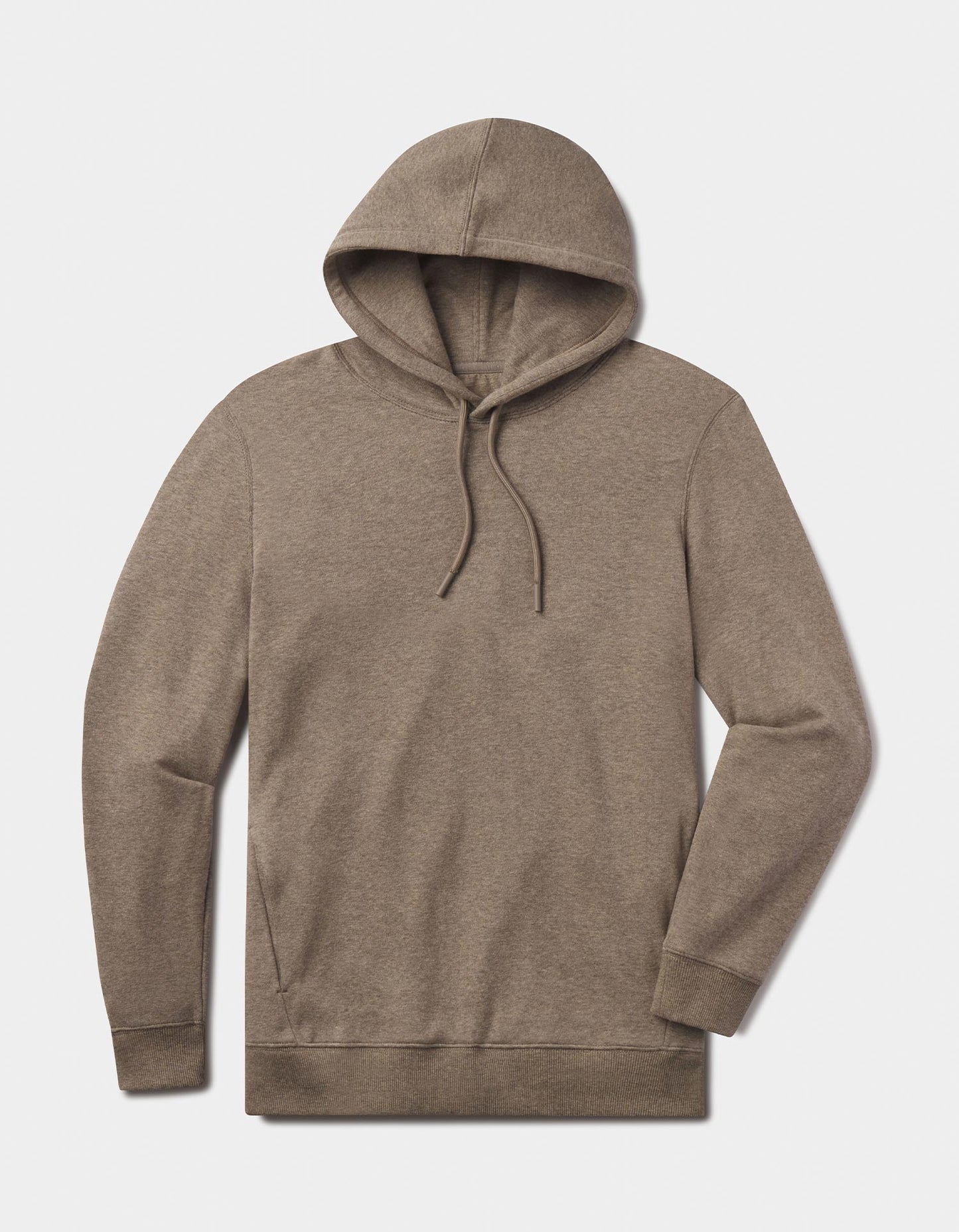 Fleece Puremeso Hoodie in Dark Taupe
