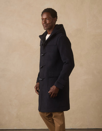 James Duffle Coat in Navy