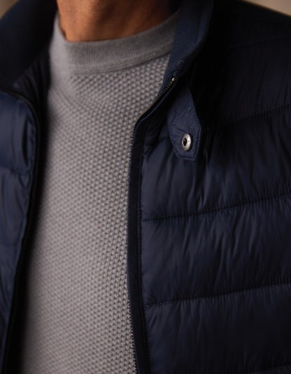 Sportivo Quilted Jacket in Normal Navy