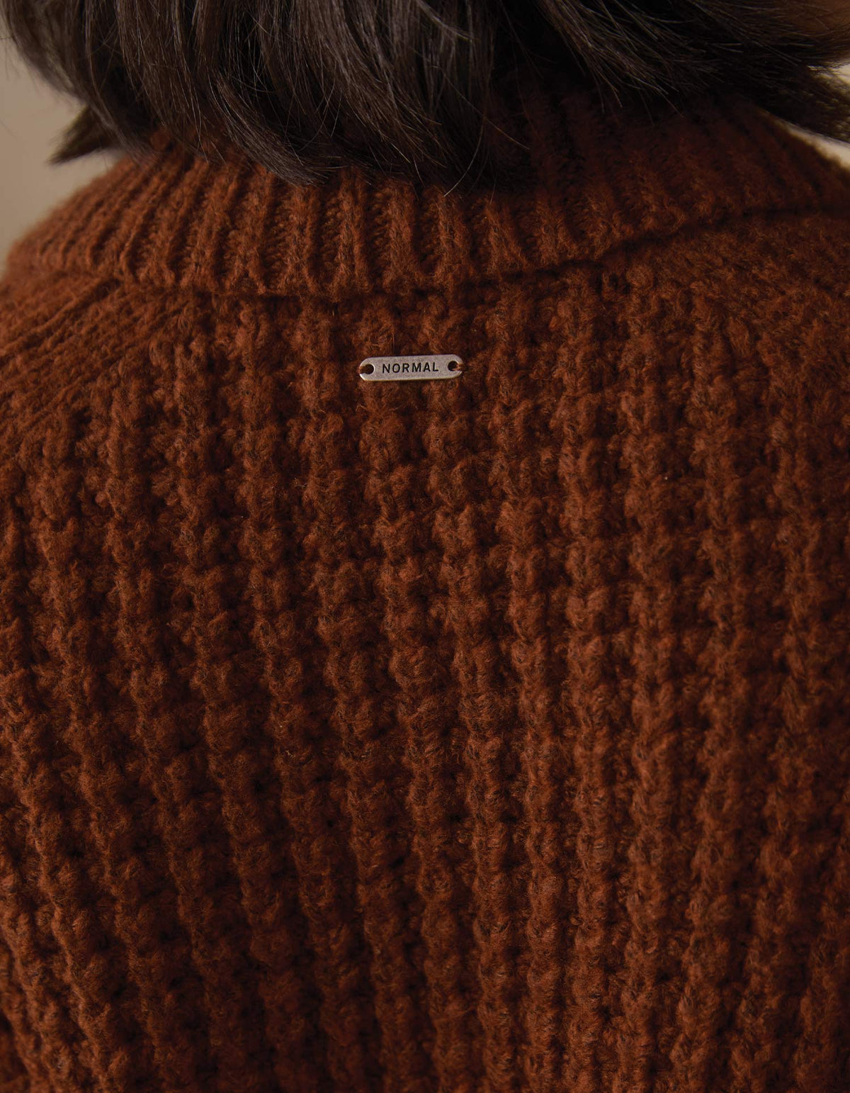 Mabel Popover Sweater in Spiced Brandy