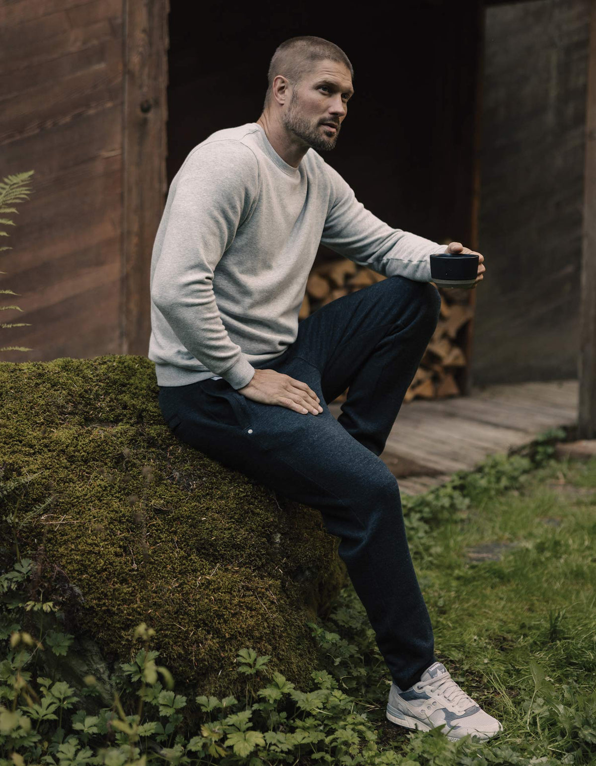 Fleece Puremeso Joggers in Phantom