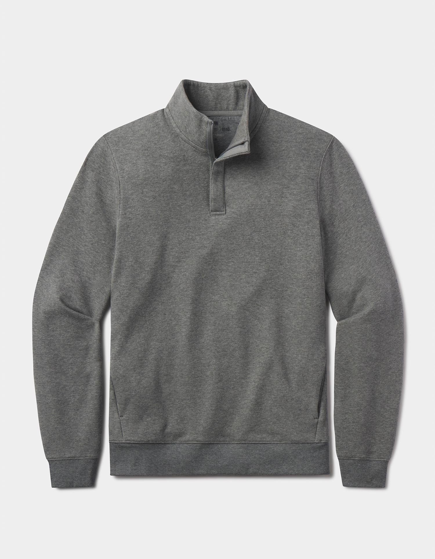 Fleece Puremeso Quarter Zip Athletic Grey