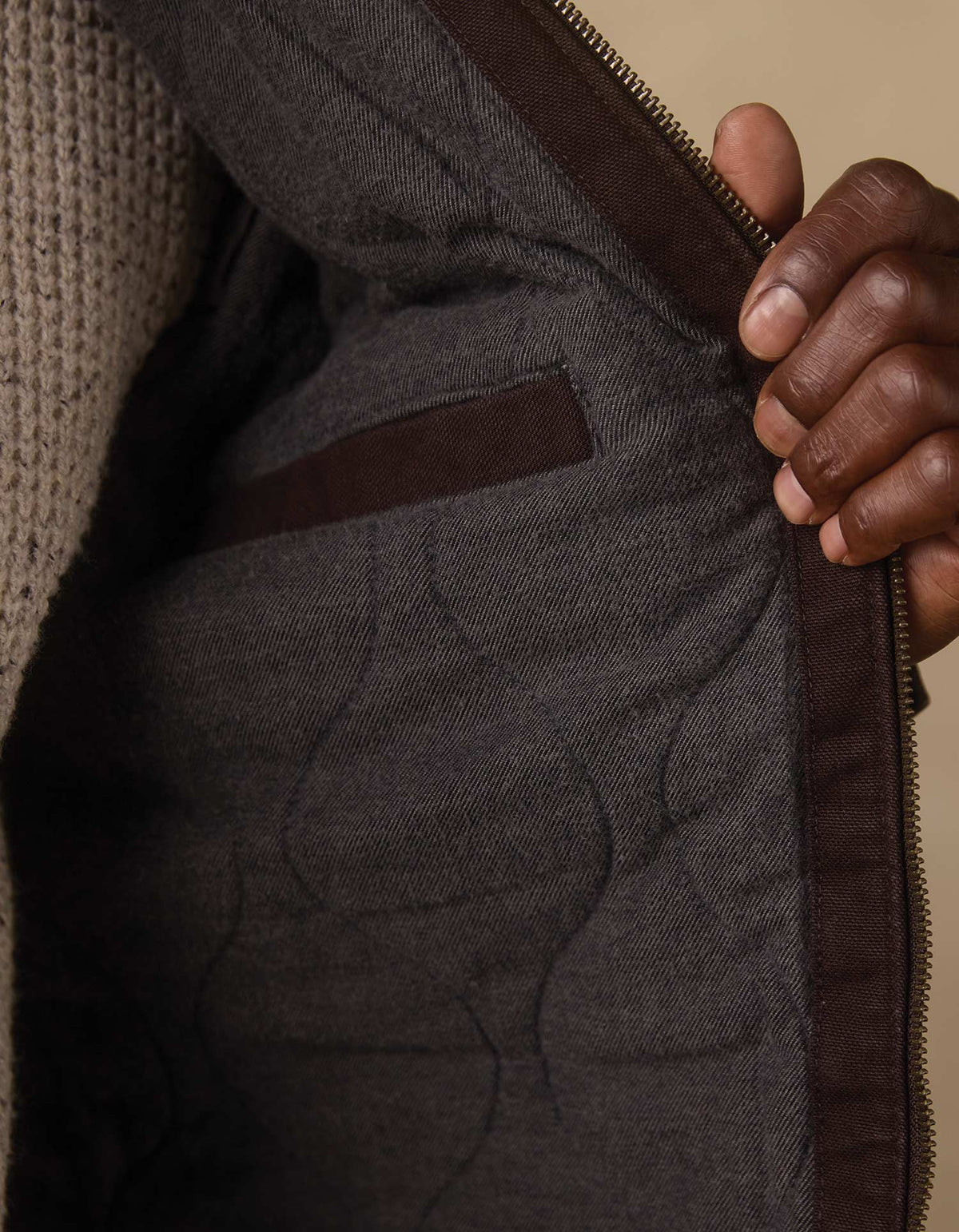 Everyday Canvas Chore Coat in Umber