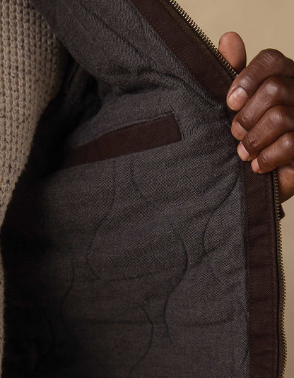 Everyday Canvas Chore Coat in Umber
