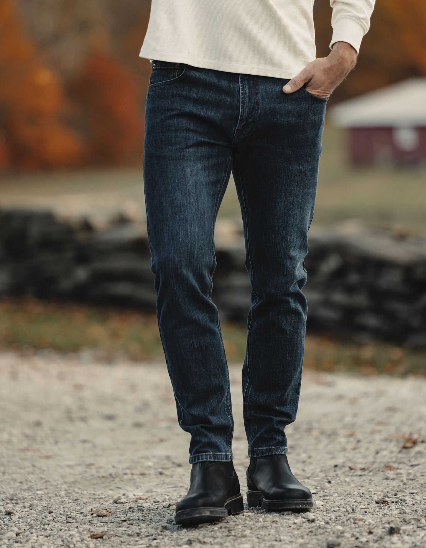 Normal Slim Jean in Dark Greyson Wash