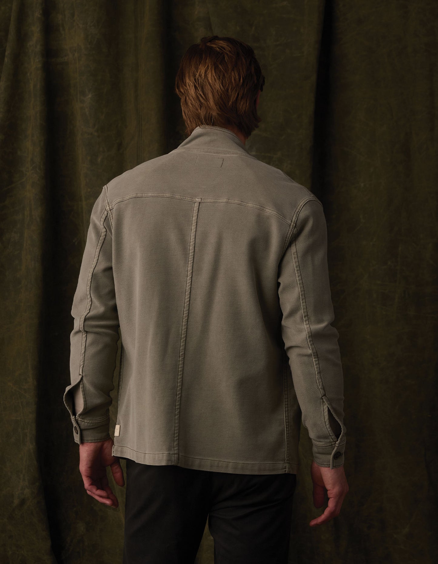 Comfort Terry Chore Coat in Moss