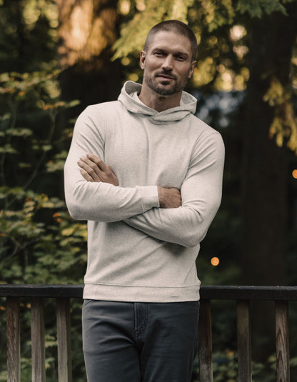 Puremeso Essential Hoodie in Stone