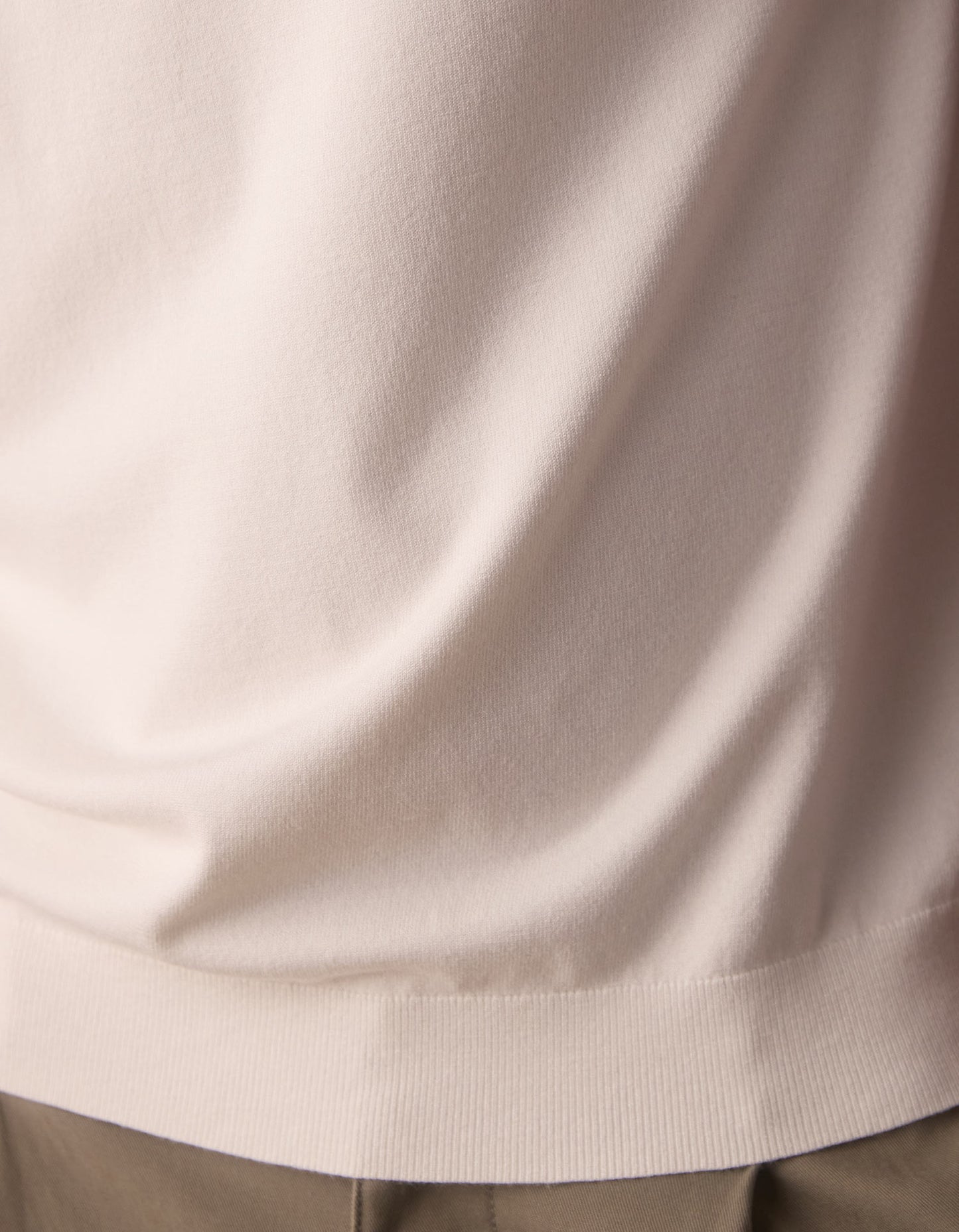 Taylor Sweater Tee in White