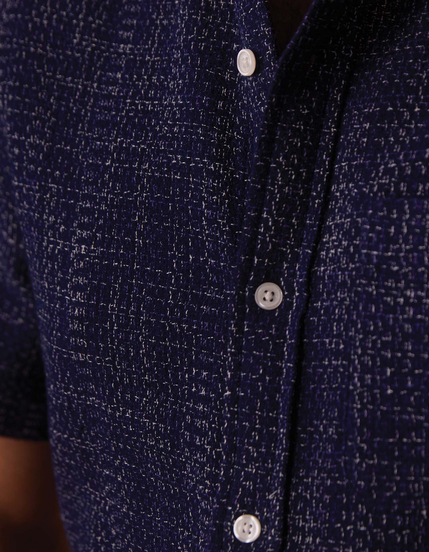 short sleeve button up dress shirt The Normal Brand Freshwater Short Sleeve Button Up Shirt