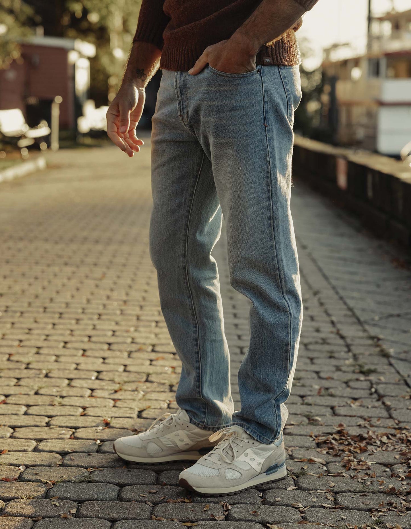 Normal Straight Jean in Vintage Light Wash