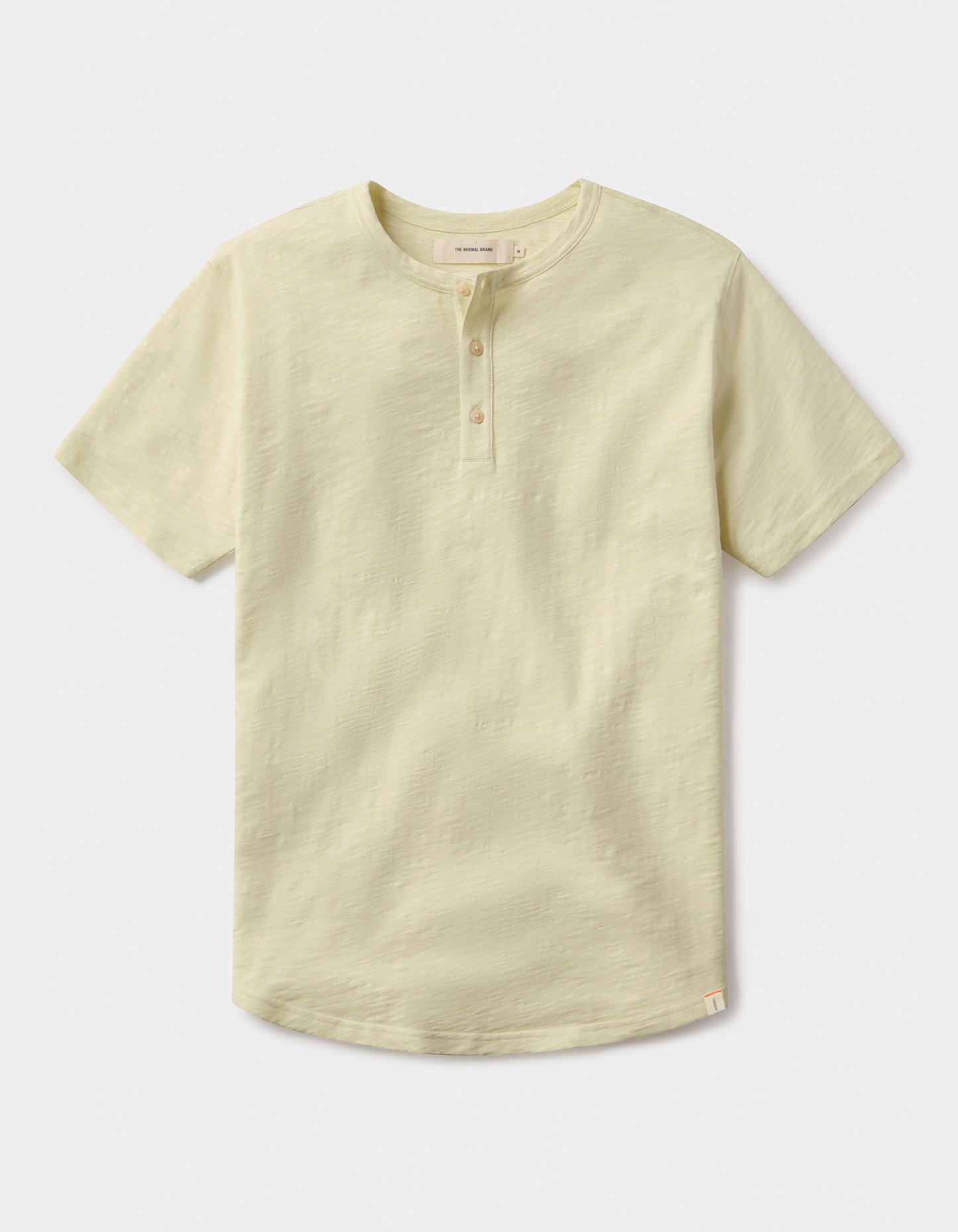 Vintage Slub Henley in Pear Sorbet