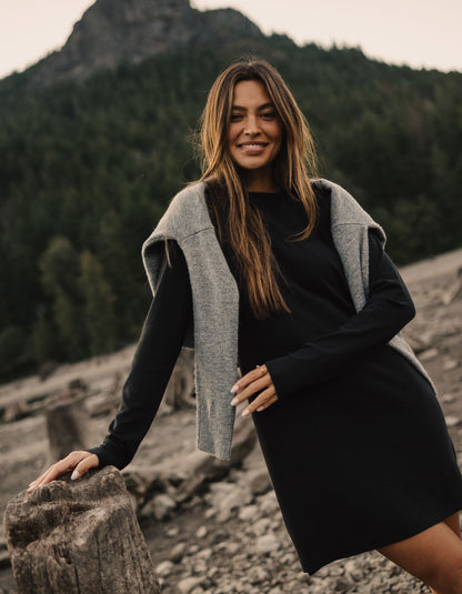 Puremeso Everyday Dress in Black