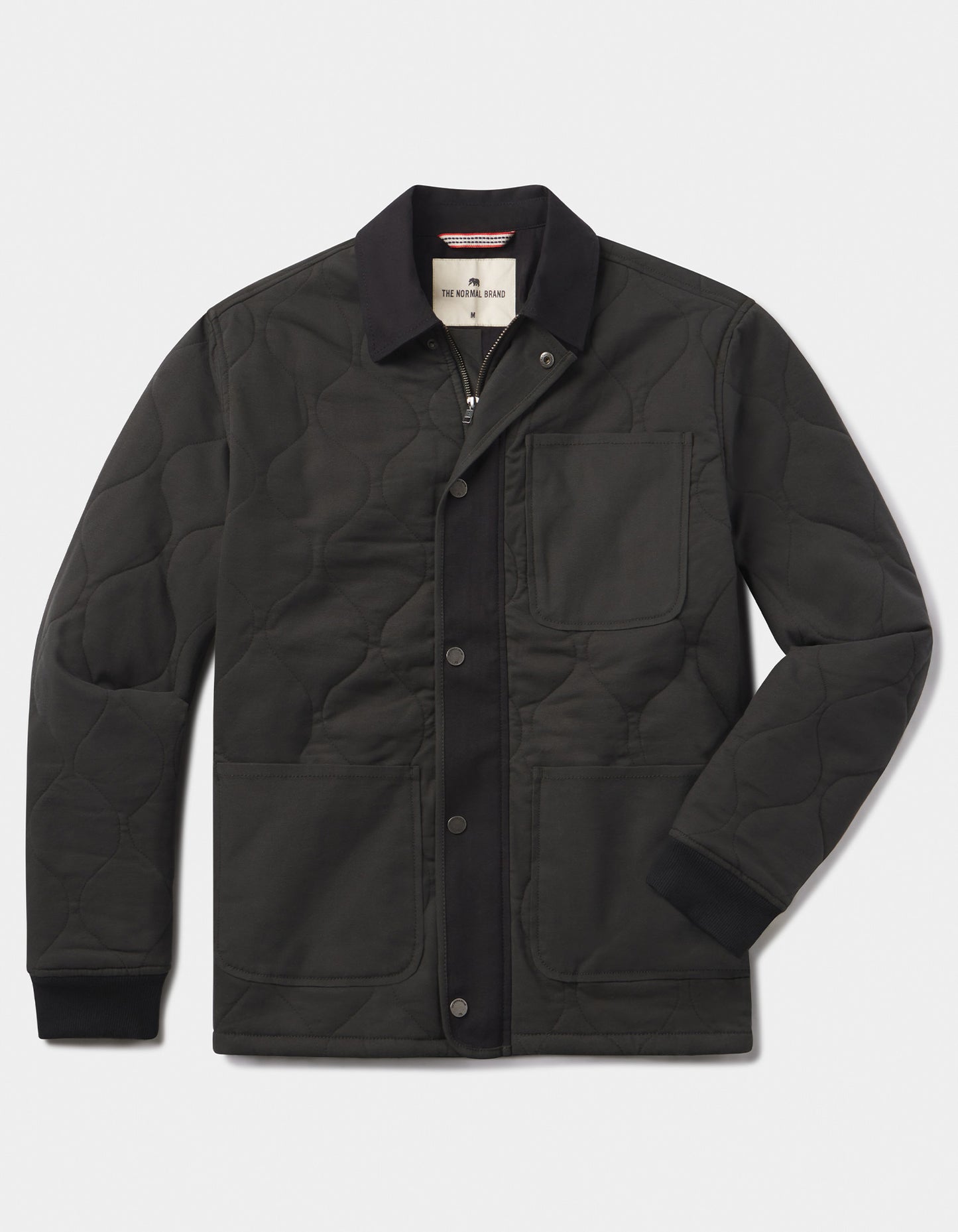 James Canvas Liner Jacket in Phantom/Black