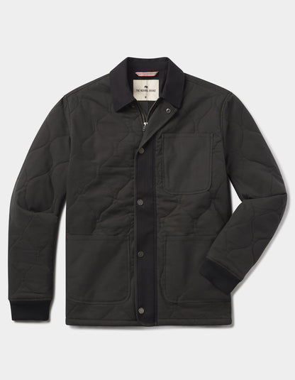 James Canvas Liner Jacket in Phantom/Black