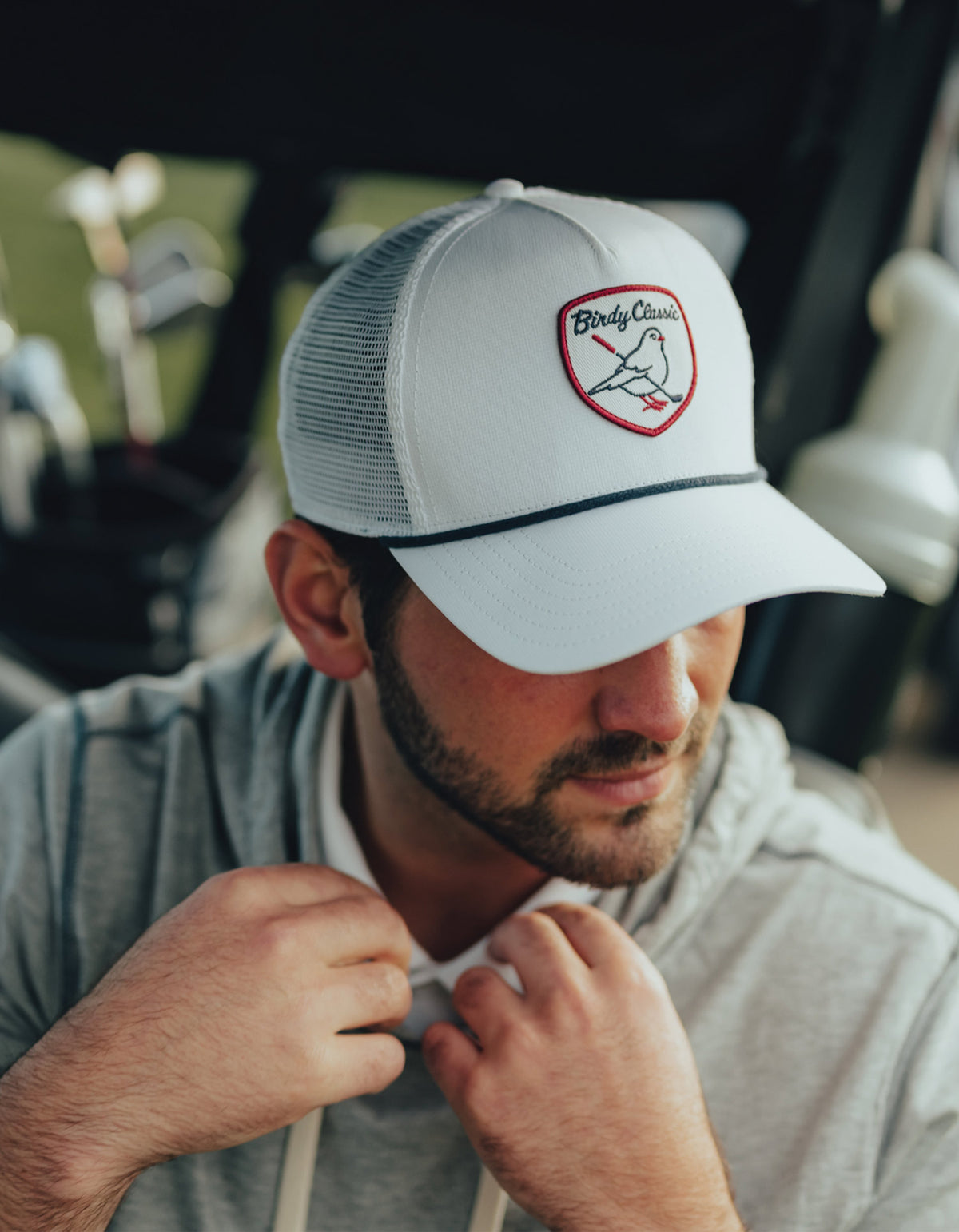 Normal Cap Birdie Classic Cap in White – The Normal Brand