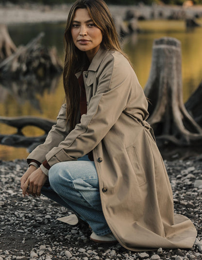 Normal Stretch Car Coat in Dark Khaki