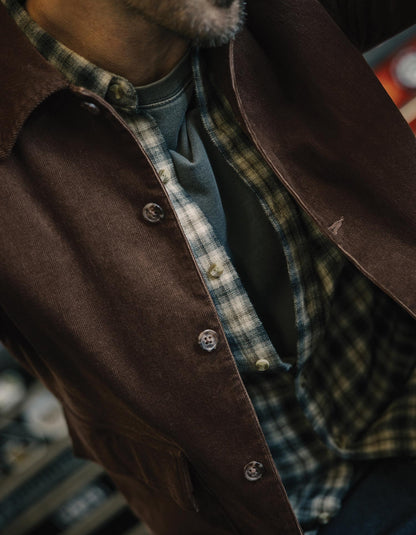 Micro Comfort Cord Jacket in Cedar