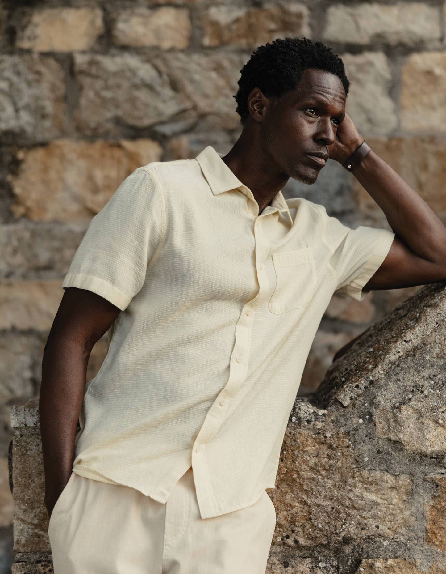 Freshwater Short Sleeve Button Up Shirt