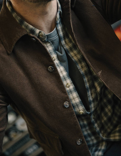 Micro Comfort Cord Jacket in Cedar