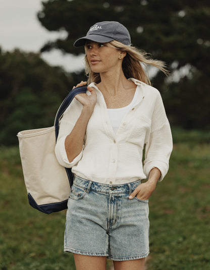 Kalo Weekender Overshirt in Ivory