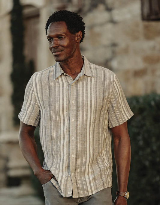 Freshwater Everyday Shirt in Positano Stripe