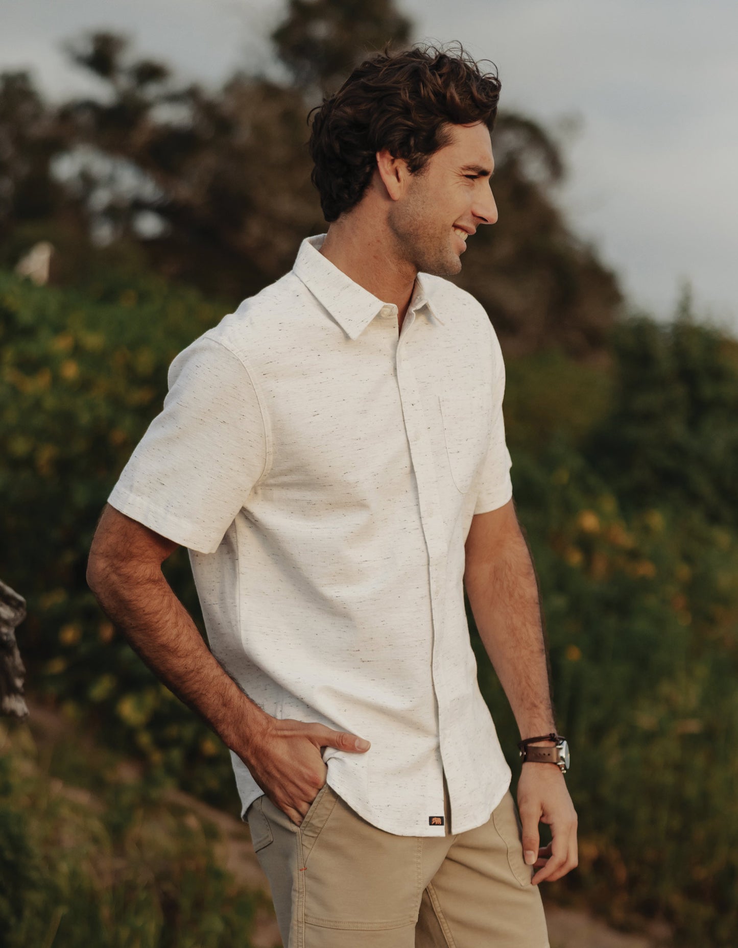 Freshwater Short Sleeve Button Up Shirt