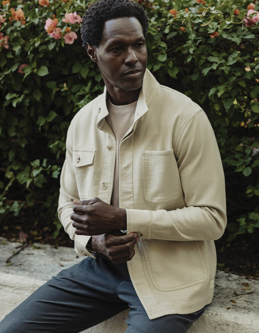 Comfort Terry Chore Coat in Birch