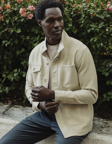 Comfort Terry Chore Coat in Birch – The Normal Brand