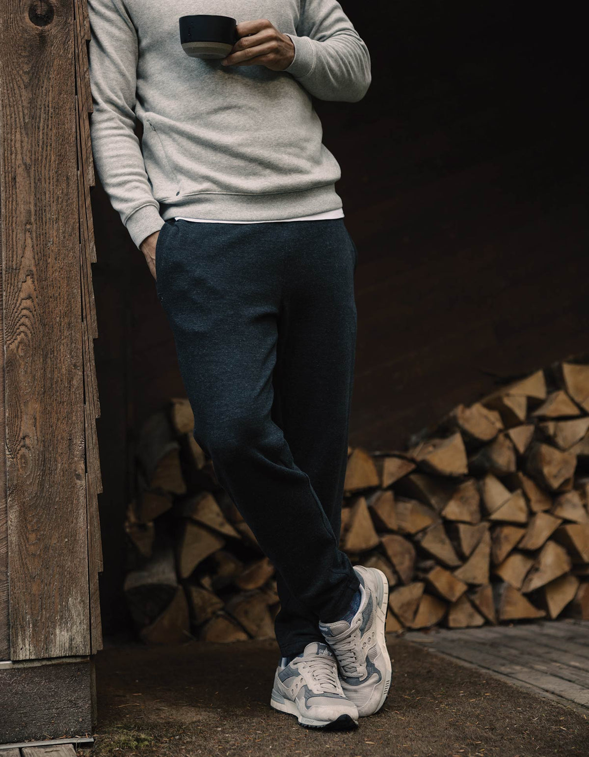 Fleece Puremeso Joggers in Phantom