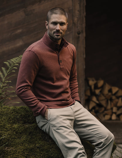 Puremeso Button Popover in Spiced Brandy