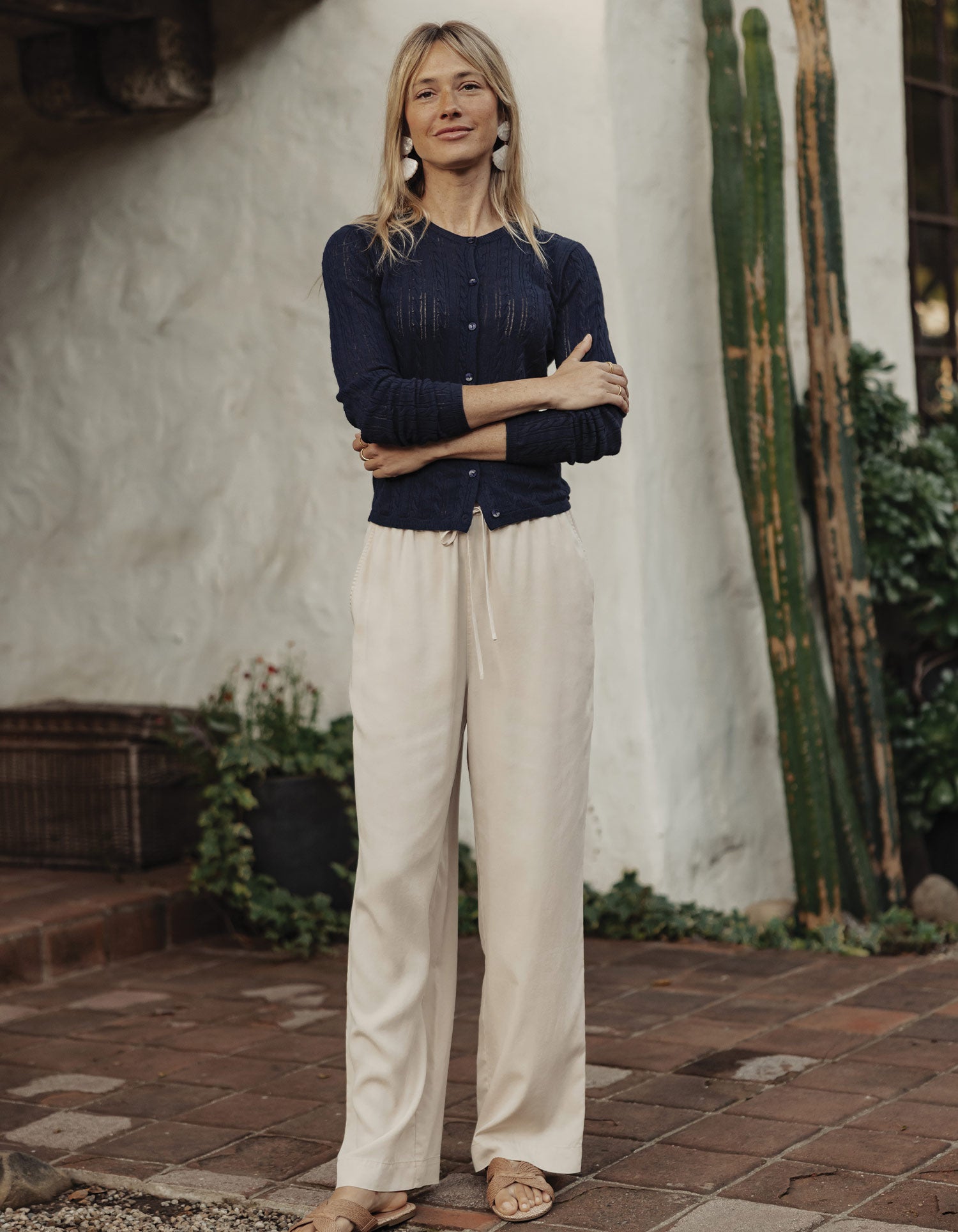 Sueded Costa Drawcord Pant in Birch – The Normal Brand