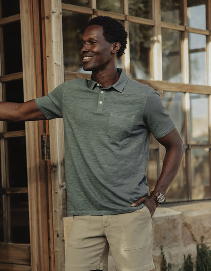 Vintage Slub Pocket Polo