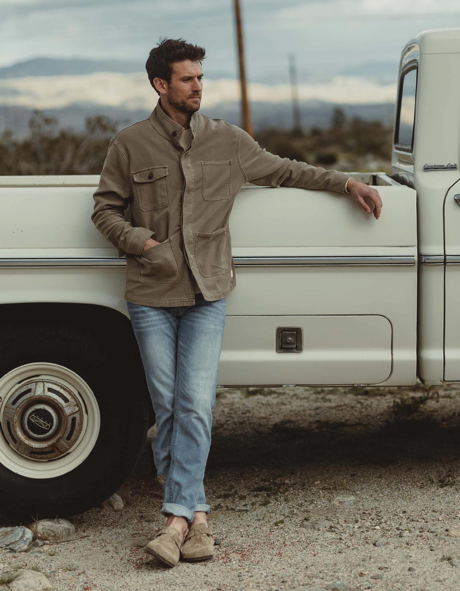 Comfort Terry Chore Coat in Taupe – The Normal Brand
