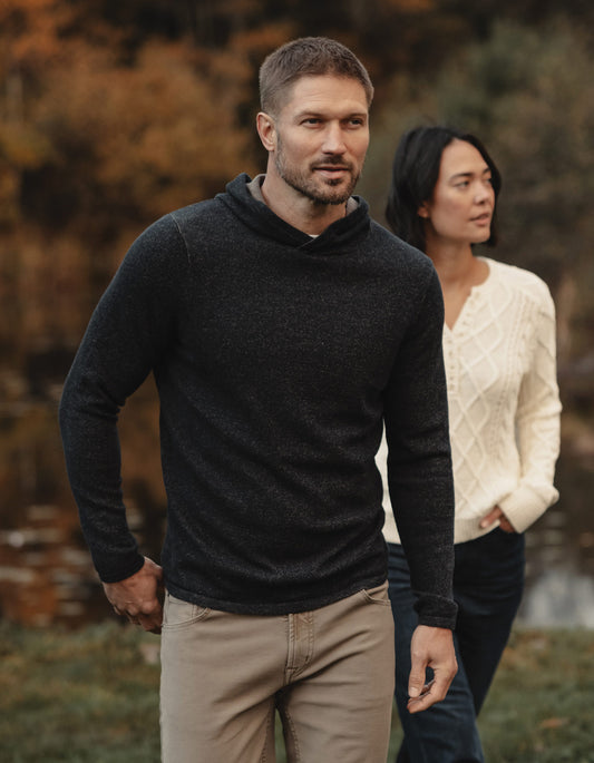 Jimmy Sweater Essential Hoodie in Normal Navy