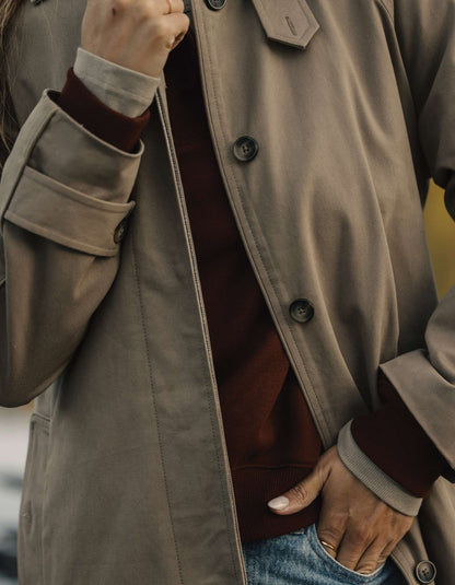Normal Stretch Car Coat in Dark Khaki
