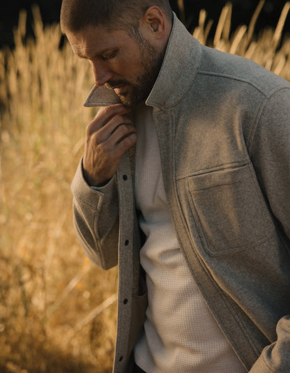 Felted Comfort Knit Jacket in Oat