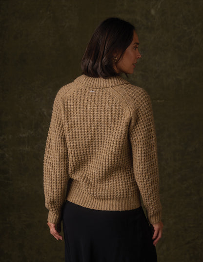 Mabel Popover Sweater in Toasted Chestnut