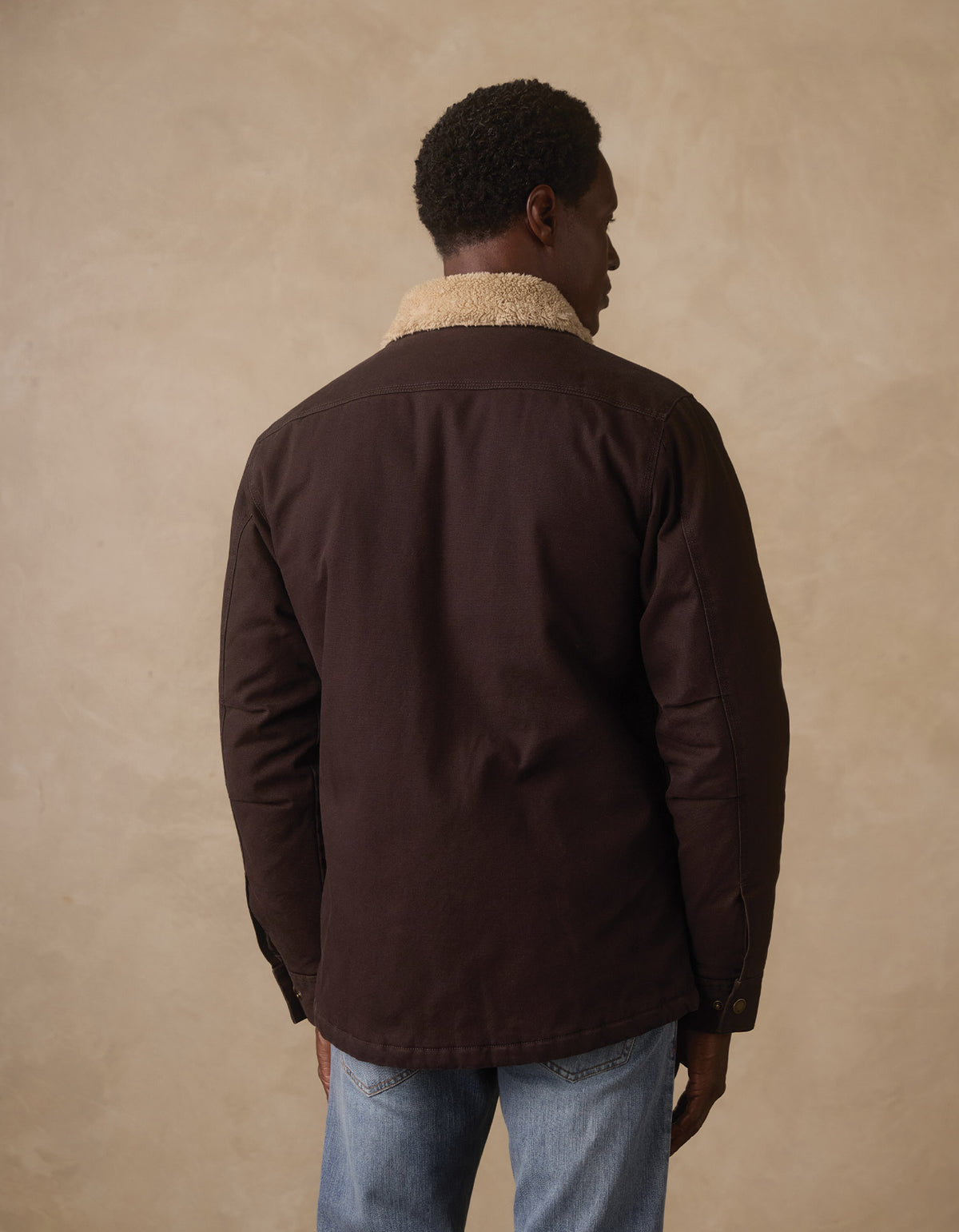 Everyday Canvas Chore Coat in Umber