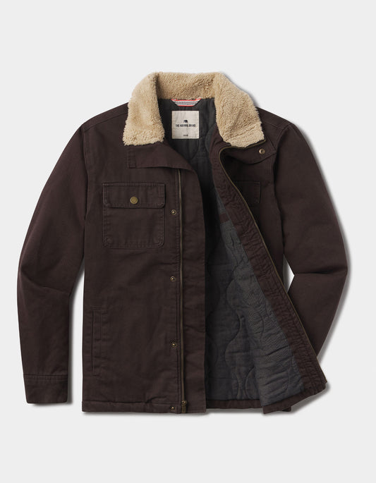 Canvas Chore Coat in Umber