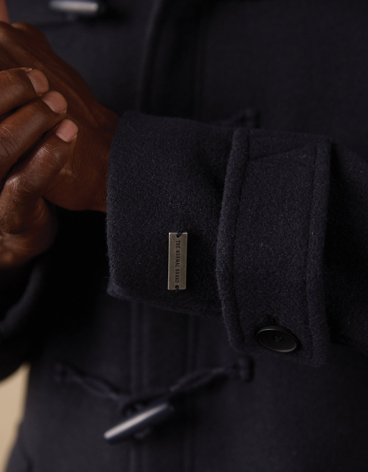James Duffle Coat in Navy