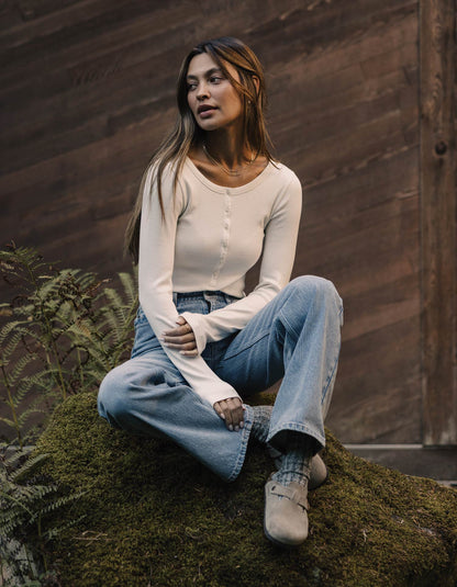 Wide Leg Jean in Vintage Medium Wash