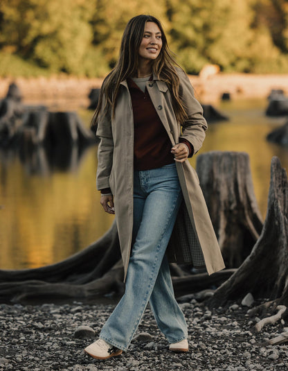 Normal Stretch Car Coat in Dark Khaki