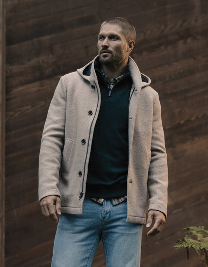 Balboa City Peacoat in Maple