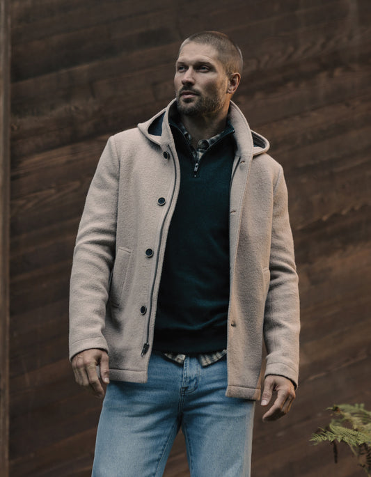 Balboa City Peacoat in Maple