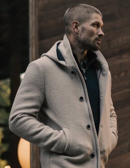 Balboa City Peacoat in Maple