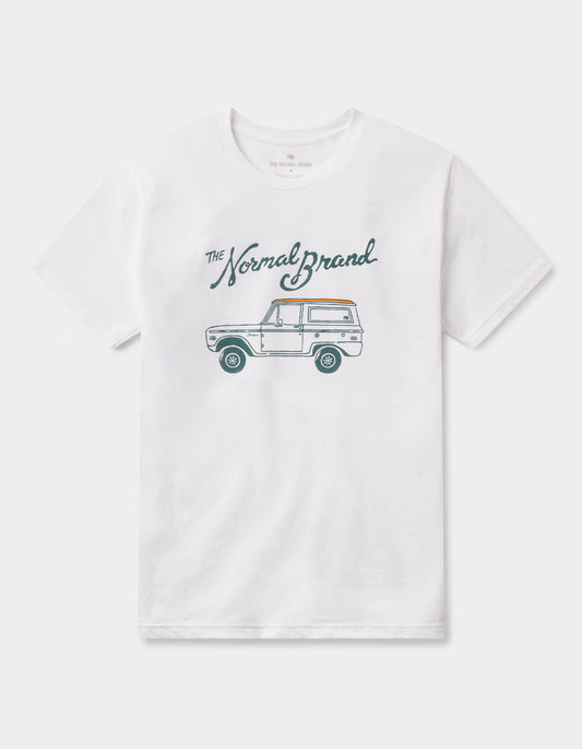 Summer Bronco Tee in White