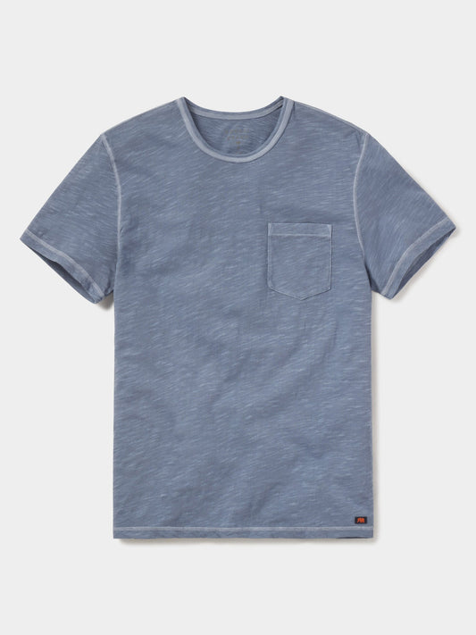 Vintage Slub Pocket T-Shirt in Light Indigo