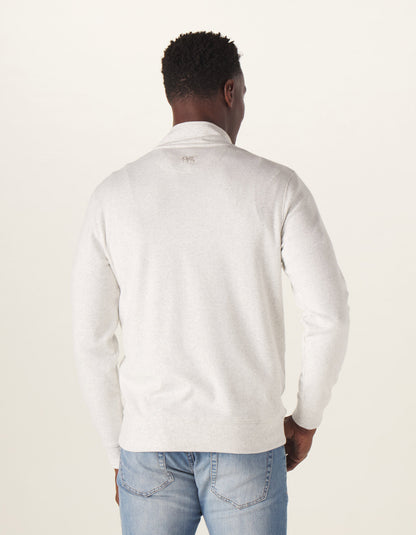 Puremeso Weekend Quarter Zip in Stone